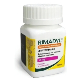 Anti-inflamatório Rimadyl 75mg 14 Comprimidos Carprofeno