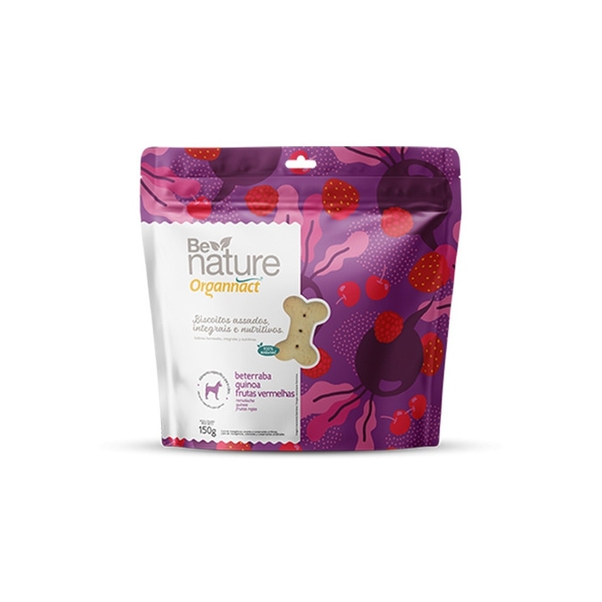 Biscoito Cães Beterraba Quinoa Be Nature 150g Organnact
