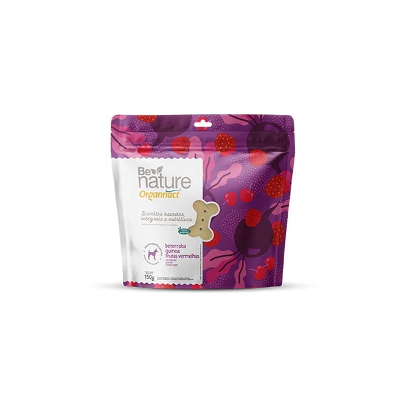 Biscoito Cães Beterraba Quinoa Be Nature 150g Organnact