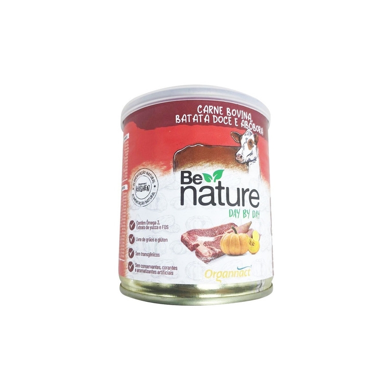 Alimento Cães Adultos Carne Batata Abóbora Be Nature 300g